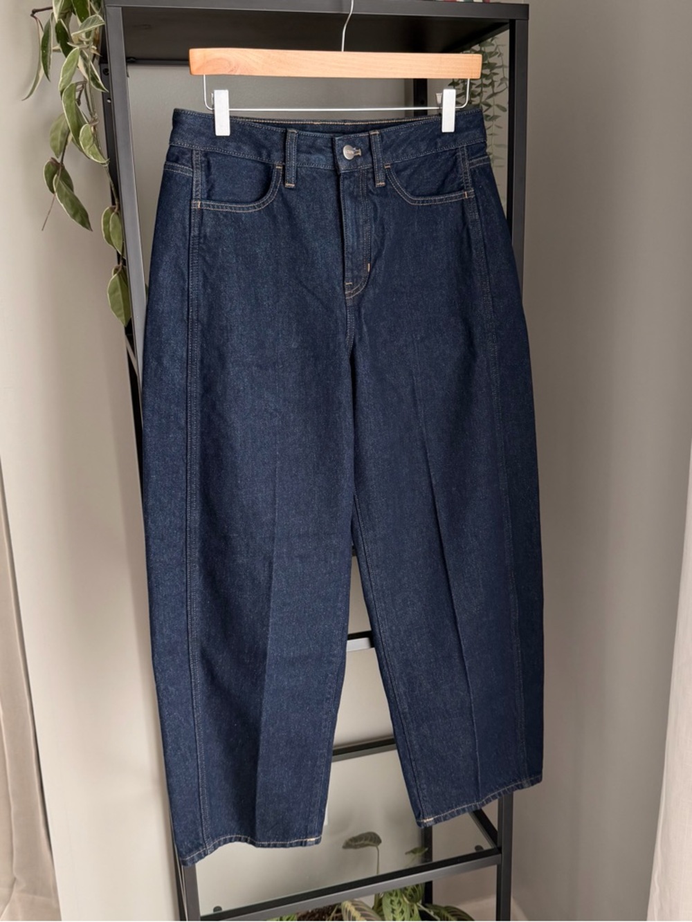 NWT J. Crew Barrel Leg Jeans in Rinse Wash
